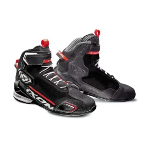 IXON- BOTAS BULL KNIT  BLACK/WHITE/RED