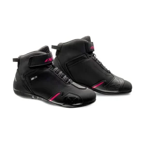 IXON GAMBLER SENHORA MOTOCICLETA BOTAS PRETO FUSHI