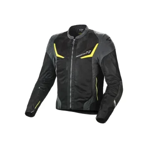 Macna Orcano casacos textil Man Black/Night eye/fluo yellow