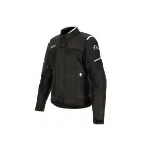 ACERBIS ROAD RUBY SENHORA CASACOS DE MOTO PRETO BRANCO