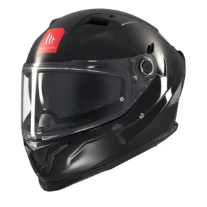 MT BRAKER SV SOLID A1 CAPACETES INTEGRAL DE MOTO PRETO BRILHO