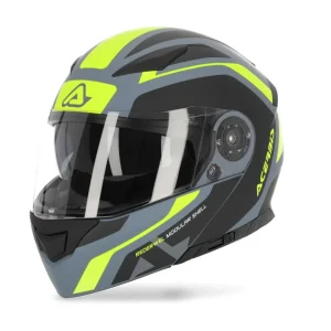 ACERBIS REDERWEL CAPACETE DE MOTO CAPACETE INTEGRAL DE MOTO CINZA AMARILLO