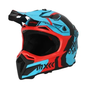 ACERBIS PROFILE 5 CAPACETE DE MOTO VERMELHO AZUL