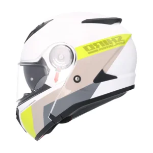 SHIRO CASCO EXPLORER MAVERICK BLANCO PERLA AMARILLO