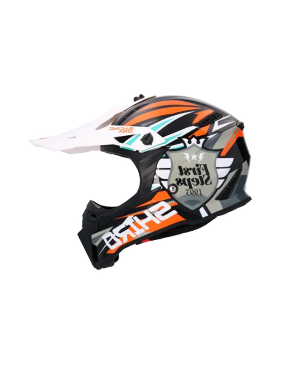 SHIRO CASCO DUNE IMPACT NEGRO_NARANJA FLUOR - Image 2
