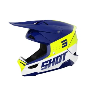 CASCO FURIOUS LEAGUE BLUE_NEON_YELLOW_GLOSSY XS