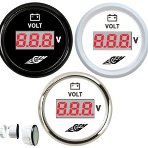 Voltímetro Digital – 9 – 32 V – Preto