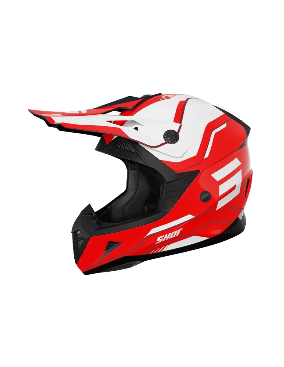 CASCO SHOT PULSE KID LINES RED_GLOSSY YS