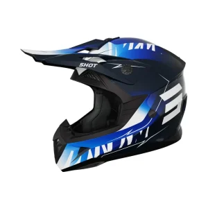 CASCO SHOT PULSE KID X-TREM BLUE_GLOSSY YS