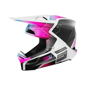 Casco Furious Kid Phaser Black_Blue_Pink_Pearly Ys