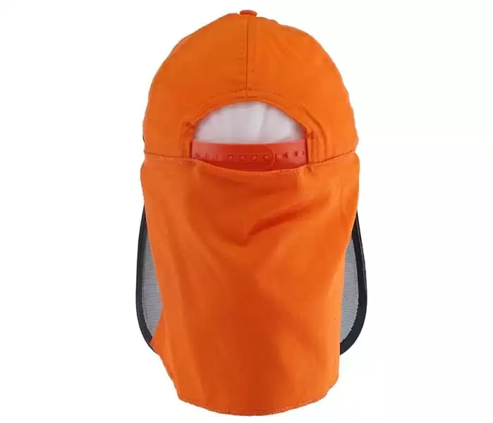 BONÉ TOUCA ÁRABE COM PROTEÇÃO FACIAL TELA PARA ROÇADA - Image 4