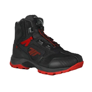 SEVENTY SD-BA7 STELVIO LOW Moto Unisex Urban Botas Preto Vermelho