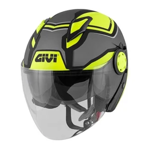 GIVI CASCO JET 123/STRATOS.D/SHADE NEGRO/YELLOW