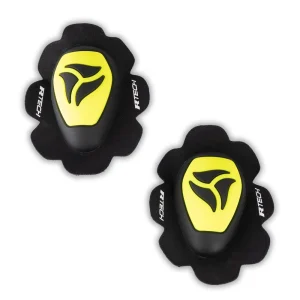 R-TECH KNEE SLIDER Knee Protector Preto Fluo Amarelo