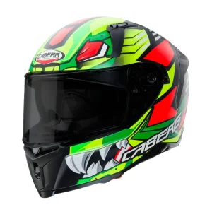CABERG-Casco AVALON GIGA MATT BLACK/YELLOW FLUO/RED FLUO