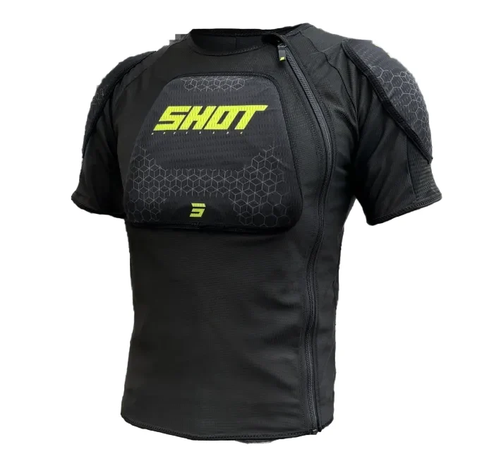SHOT AIRLIGHT CASACOS DE MOTO PRETO NEON AMARILLO - Image 2