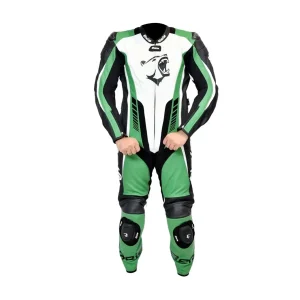 BELA SPEED STAR 1 PC Fatos De Moto Branco Preto Verde