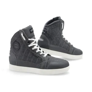 BELA Bruno WP Botas De Moto Couro Homem Preto Cinza