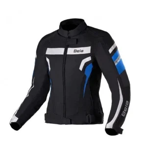 BELA REBEL RIDER CASACOS TEXTIL DE MOTO SENHORA  PRETO AZUL