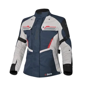 BELA HURRICANE 3 IN 1 Casacos De Moto Senhora Textil Azul Gelo Vermelho