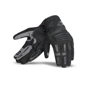 BELA ARIZON LUVAS DE MOTO HOMEM TEXTIL PRETO CINZA