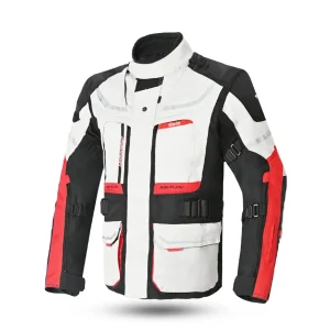 BELA TRANSFORMER 3 EM 1 CASACOS DE MOTO CINZA PRETO VERMELHO