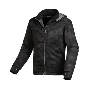 MACNA DISTRICT Hombre Moto Turismo Textil Capucha Chaqueta