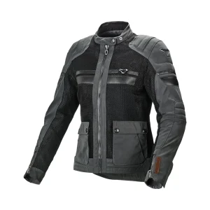 Macna Fluent Night Eye mujer Chaqueta textil Gris Negro