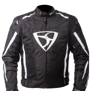 MUGENRACE NJ-MNR-2025 DIAVOLO-1 Moto Textil Casacos Branco Preto