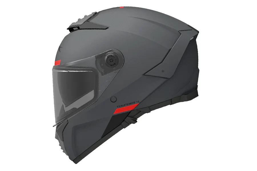 MT THUNDER 4 SV A12 CAPACETES INTEGRAL DE MOTO CINZA MATE