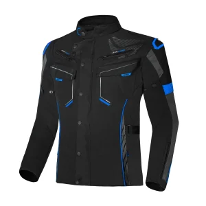 R-TECH KNIGHT RIDER 3 EM 1 Casacos De Moto Longa Preto Anthra Azul