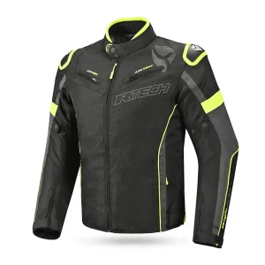 R-TECH KNIGHT RIDER Casacos De Moto Curta Textil Preto Antracite Amarillo