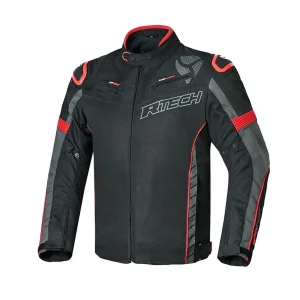 R-TECH KNIGHT RIDER Casacos De Moto Textil Curta Preto Antracite Vermelho