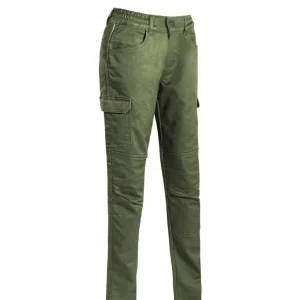 SEVENTY SD-PC24Moto Senhora Textil Sports Bike Calcas Verde