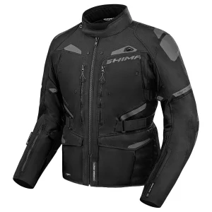 SHIMA DUNE CASACOS TEXTIL DE MOTO HOMEM PRETO