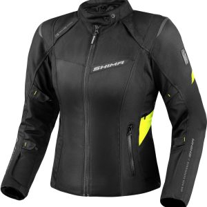 SHIMA RUSH 2 Moto Senhora Impermiable Casacos Preto Fluo