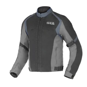 SHUA TRAIL Casacos De Moto Textil Preto Cinza