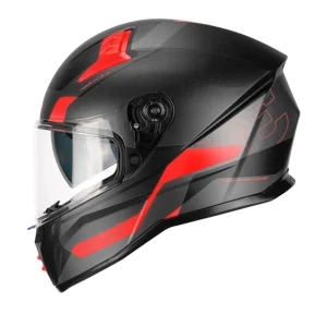 CGM 333G ONYX SPORT CAPACETES INTEGRAL DE MOTO PRETO VERMELHO MATE