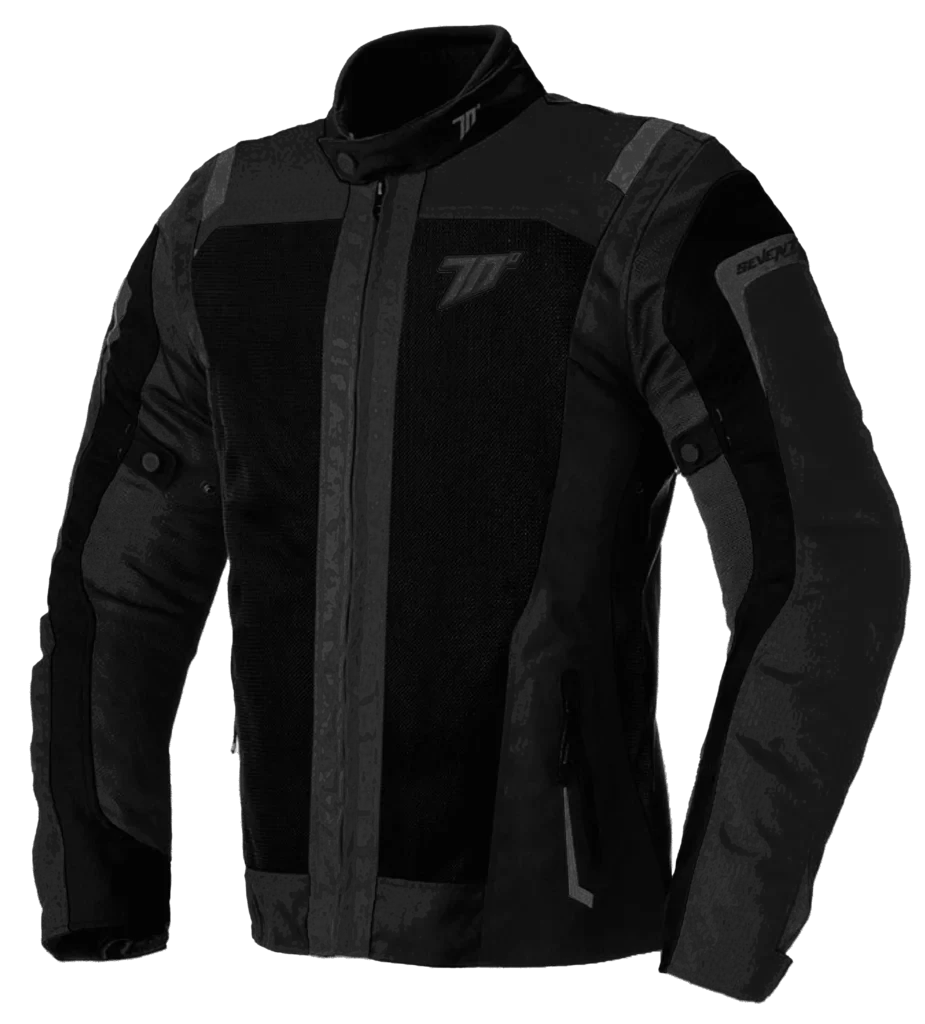 SEVENTY SD-JT66 Moto Homem Casacos Preto - Image 3