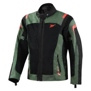 SEVENTY SD-JT66 Moto Homem Casacos Preto Verde Vermelho