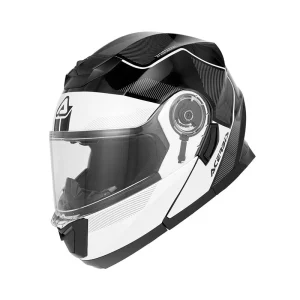 ACERBIS SEREL 22.06 CAPACETE INTEGRAL DE MOTO PRETO BRANCO