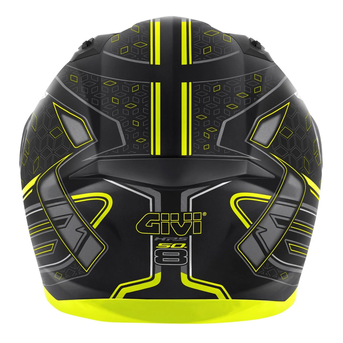 GIVI 50.8 Mystical Moto Integral Casco Preto Amarilla Titani - Image 6