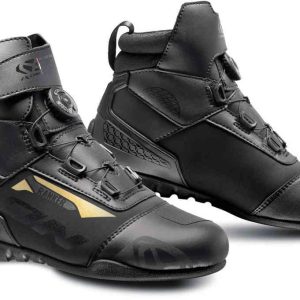 IXON RANKER WP MULHER CORRIDA BOTAS DOURADAS PRETAS
