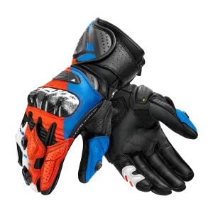 SHIMA RS-3 LUVAS DE MOTO HOMEM PRETO AZUL VERMELHO