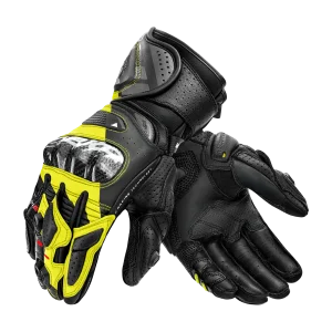 SHIMA RS-3 LUVAS DE MOTO HOMEM PRETO FLUOR