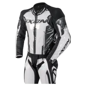 IXON  STREAM HOMBRE TRAJE DE LLUVIA NEGRO TRANSPARENTE
