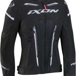 IXON STRIKER AIR LD Mujer Textil Moto Chaqueta Preto Antracita Blanco