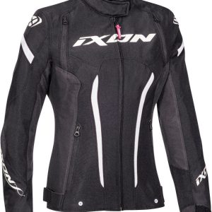 IXON STRIKER ROADSTER Textil Mujer Moto Chaqueta Blanco Preto