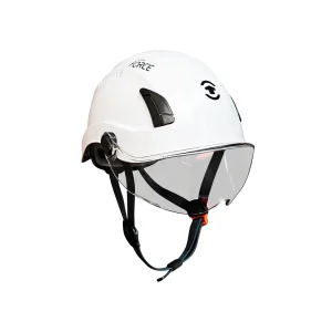 CAPACETE BRANCO SEM VISEIRA TASK FORCE CA CE EN ANSI FLUORESCENTE PARA PROTEÇÃO INDUSTRIAL E RESGATE